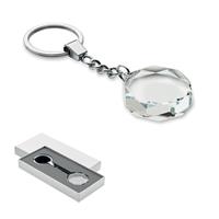 Llavero redondo de cristal Roundward