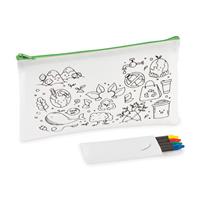Estuche infantil con 4 lápices Cray