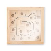 Juego de laberinto madera pino Zuky