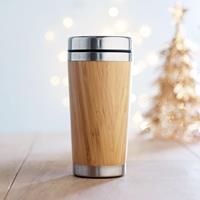 Vaso bambú doble capa 400 ml Rodeodrive+