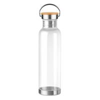 Botella tritan con tapa bambú 8 Helsinki basic