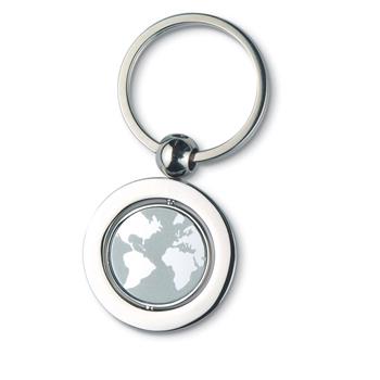 Llavero metal forma mundo Globy