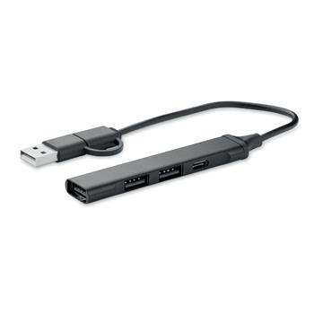 Hub USB de 4 puertos 19 cm Current