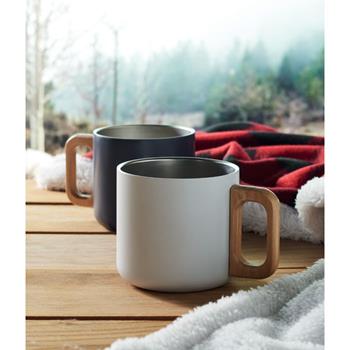 Taza de doble pared 350 ml Acero