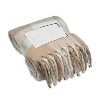 Manta de mohair a cuadros Quet