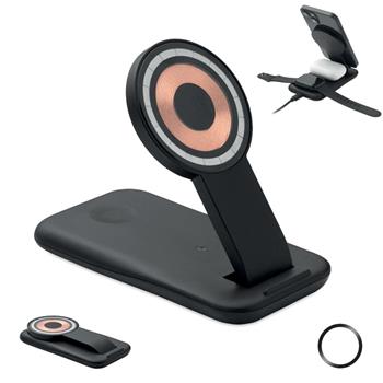 Cargador inalámbrico 3 en 1 de Pendoless