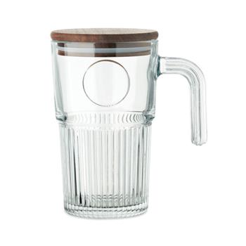 Taza de cristal 450 ml Vitrio jar