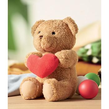 Osito de peluche corazón 23cm Snuggle