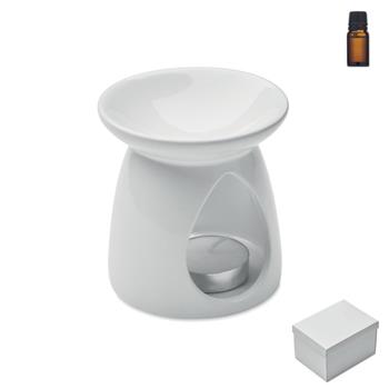 Quemador de vainilla con vela Sagrada
