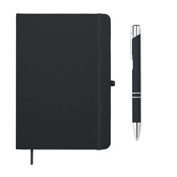 Set libreta A5 PU y boligrafo Arcopen