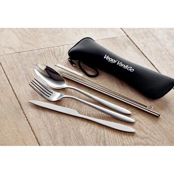 Set cubiertos acero inoxidable 5 service