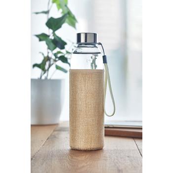 Botella cristal con funda 500ml Utah touch