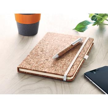 Set libreta bolígrafo corcho Suber set
