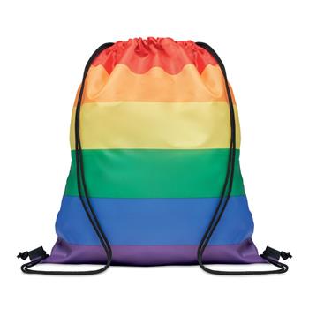 Bolsa cuerdas rainbow de RPET Bow