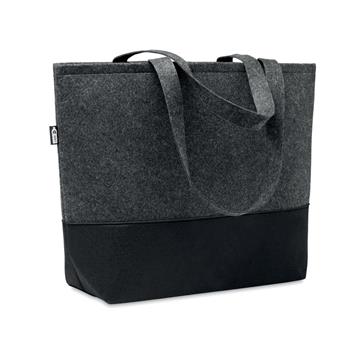 Bolsa compras de fieltro RPET Duo indico