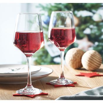 Juego de 2 copas de vino Cheers