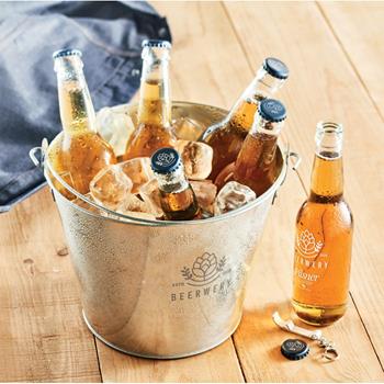 Cubo de cerveza de metal 4L Bucky