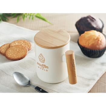 Taza de porcelana tapa 380 ml Majest