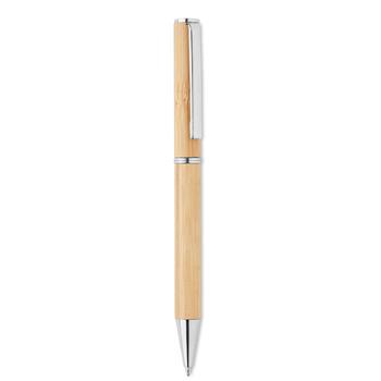 Bolígrafo giratorio de bambú Naira