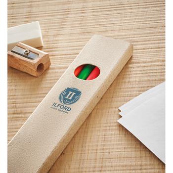 4 lápices de colores en caja Bowy