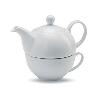 Set de tetera y taza de té personalizada "Tea Time"