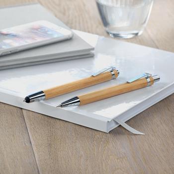 Set de bolígrafo y lápiz Bambooset