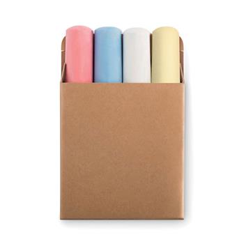 4 tizas de colores Street