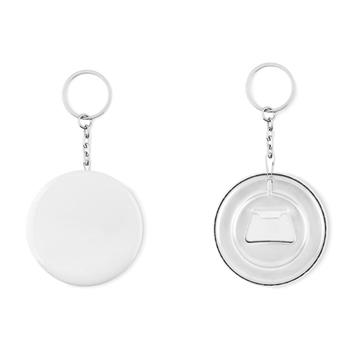 Chapa llavero con abridor Pin flask