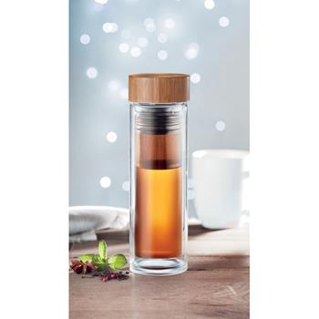 Botella cristal 400ml Batumi glass