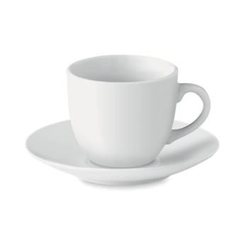 Taza y plato cerámica café Espresso