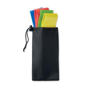 Set de 4 bandas de fitnesss TPE Fitband