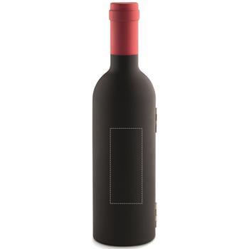 detrás de la botella