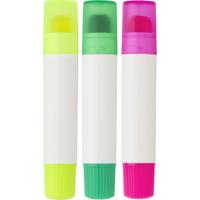 Set de marcadores fluorescentes de cera
