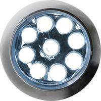 Linterna, 9 luces LED