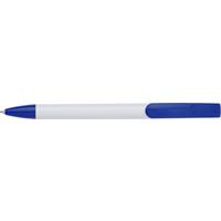 Bolígrafo de plástico. Escritura azul