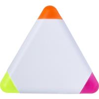 Triángulo de ABS con marcadores