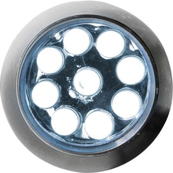 Linterna, 9 luces LED