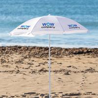 Sombrilla de playa personalizada de colores "Mojacar"