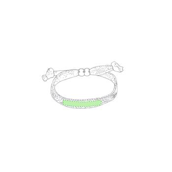 En el cuerpo de la pulsera