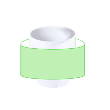 Centrado alrededor de la taza