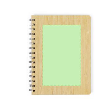 En la portada de la libreta