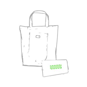 En la bolsa plegada