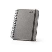 Agenda A5, con anillas, de cuero (58% reciclado) Simmel A5