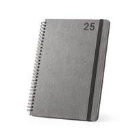 Agenda B5, con anillas, de cuero (58% reciclado) Simmel B5