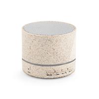 Altavoz portátil de 3 W con 4 h 30 min de autonomía en fibra de paja y ABS reciclado (100% rABS) Re-lineu