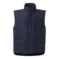 Chaleco acolchado multibolsillos (220g/m²), en poliéster (100%) Vl Mefitis