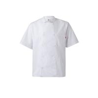 Chaqueta de cocina de manga corta en popelina (110 g/m²) de algodón (35%) y poliéster (65%) Vl Durga