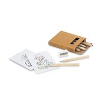 Conjunto para colorir com lápis de cor Anim