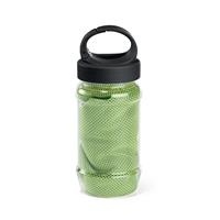 Conjunto que incluye una botella hecha en PP y PET y una toalla refrescante deportiva de poliamida y poliéster Artx Plus