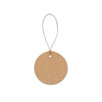 Etiqueta fabricada con papel 100 % reciclado (700 g/m²) de forma circular Label Round